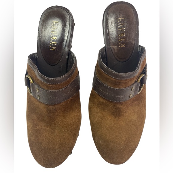 Lauren Ralph Lauren Shoes - Lauren Ralph Lauren Brown Suede High Heel Shoes Women’s 10M